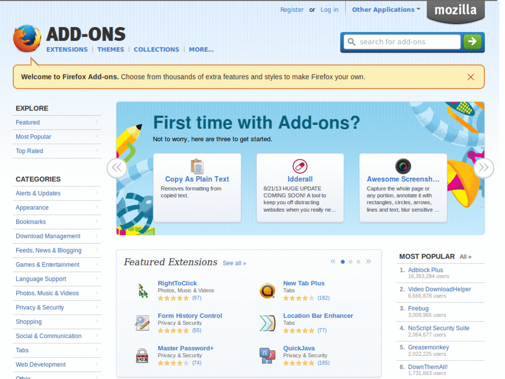 AMO - Remove "Share This"