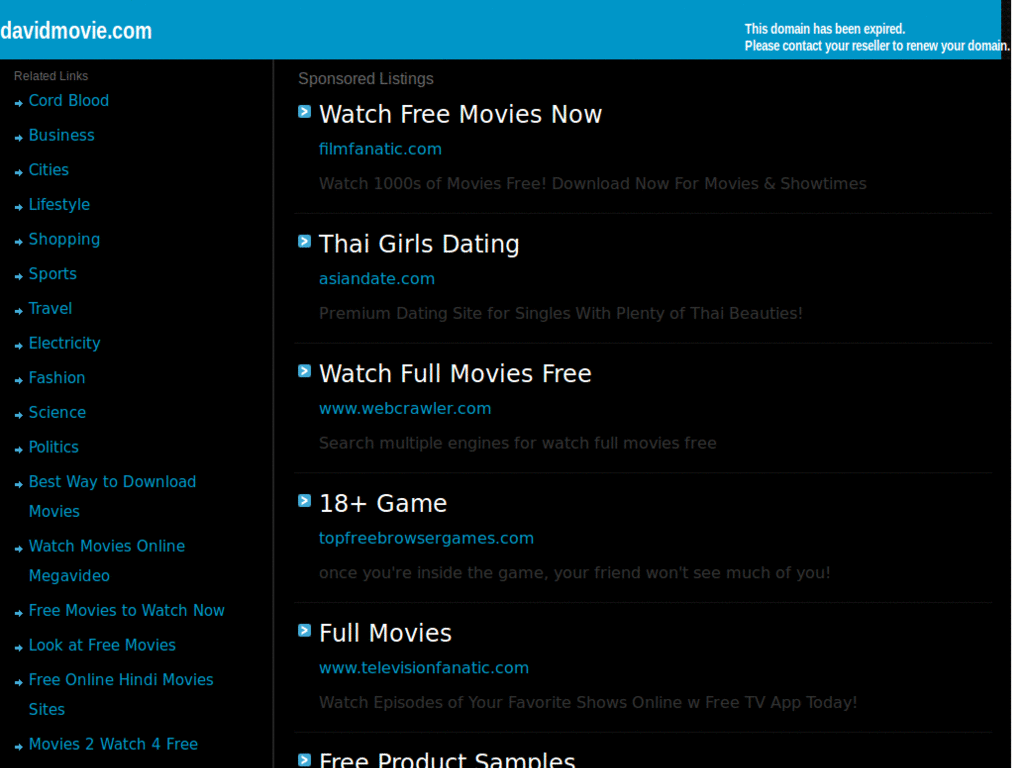 David Movie - Horizontal Scroll Fix