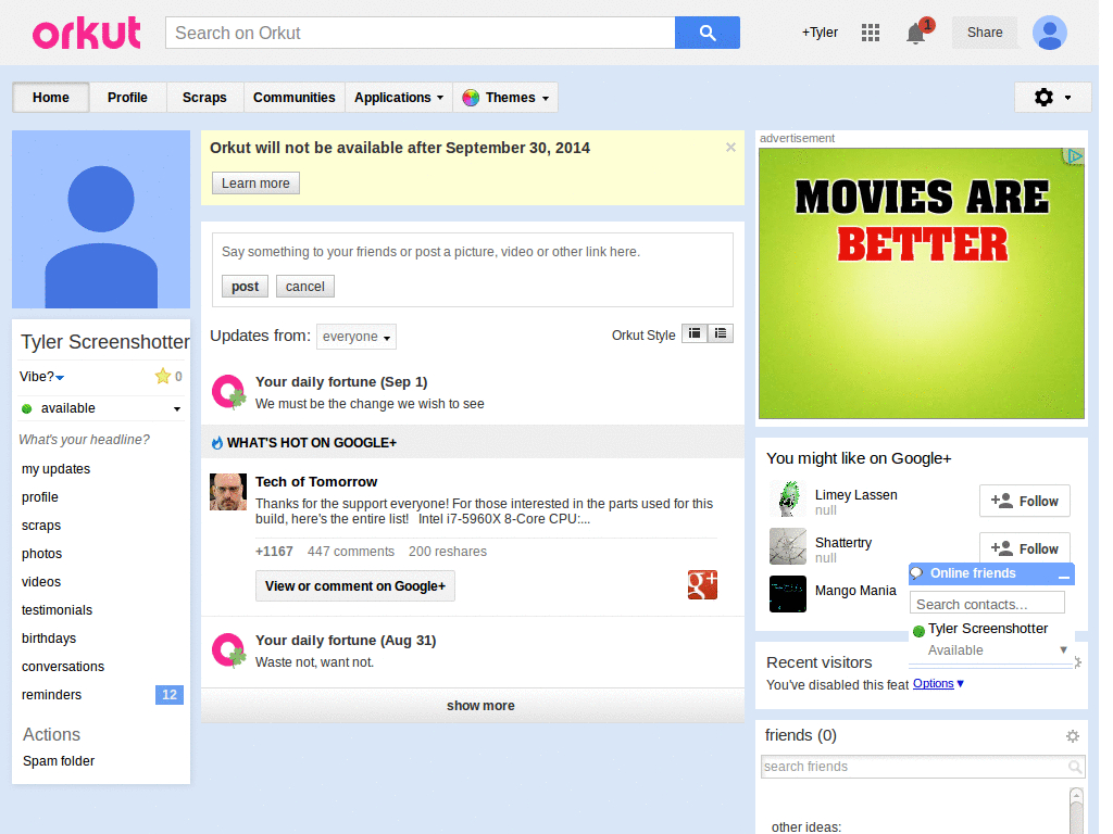 Orkut - Zac Efron 2 ( By Templah.com )