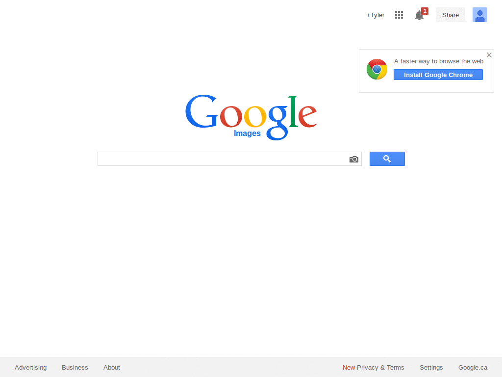 Google Image Search back to normal