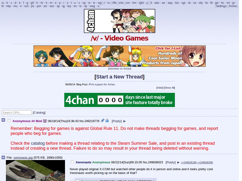 4chan-BISOOOOOOON /v/ theme