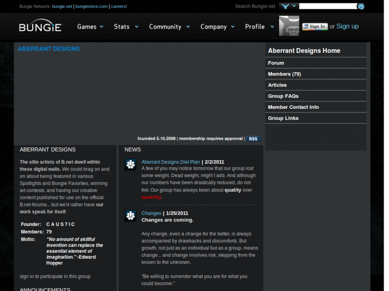 Aberrant Designs Theme Change