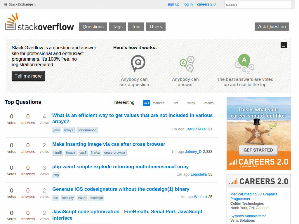 Stack Overflow - Highlight comment on hover
