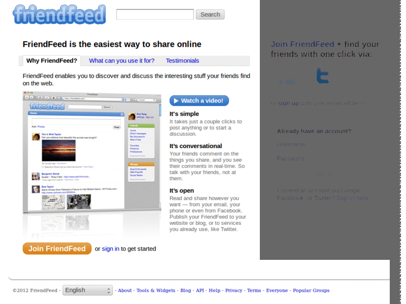 Friendfeed Beta [rtl]