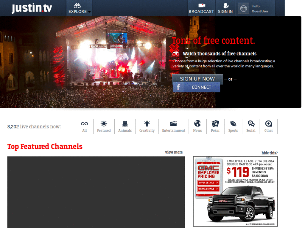 Justin.tv - Style tweaks for the chat room box