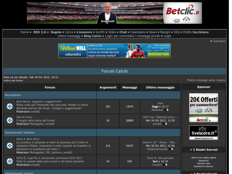 www.forum-calcio.com Dark with blue