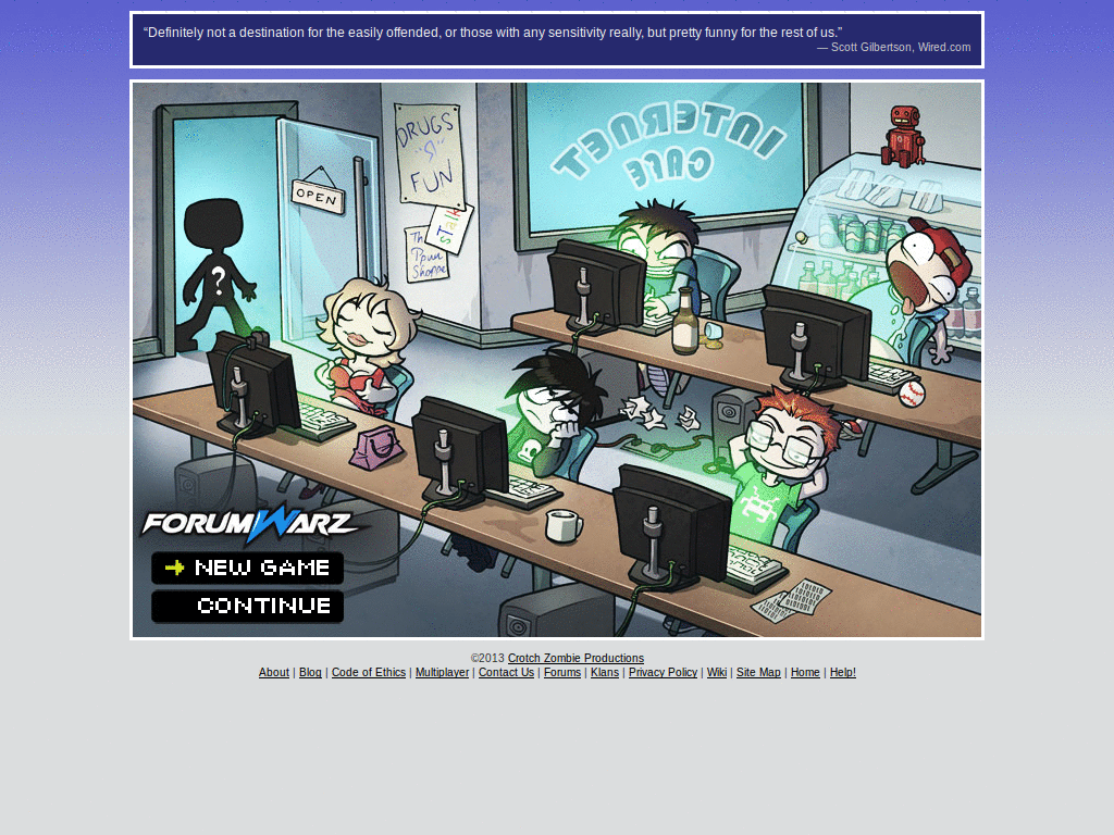 Forumwarz flamebate roleback-ish thing