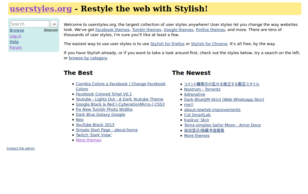 Userstyles Remove Footer Ads