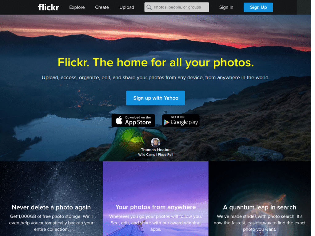 Flickr Image Only [Black background]