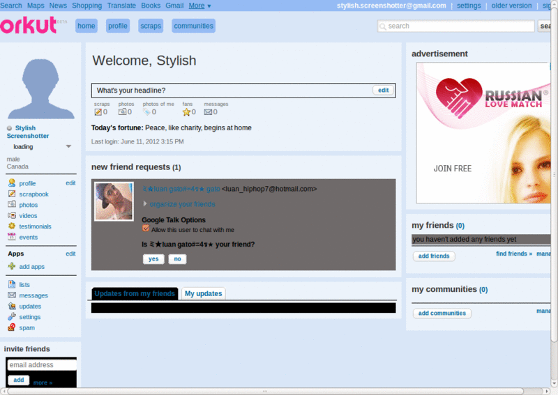 orkut black SN 101