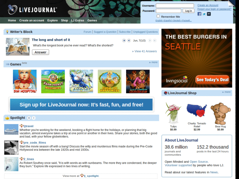LiveJournal.com Old 5
