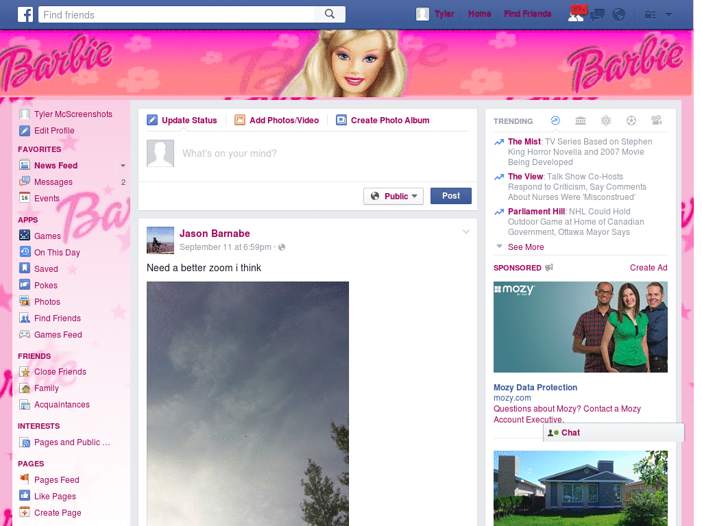 Facebook - Barbie ( by Templah.com )