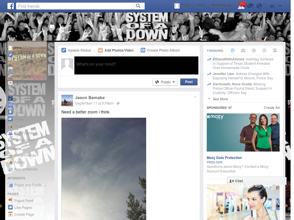 Facebook - System of a Down ( by Templah.com )