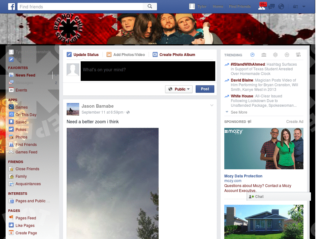 Facebook - Red Hot Chilli Peppers (by Templah.com)