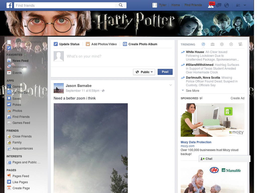 Facebook - Harry Potter ( by Templah.com )