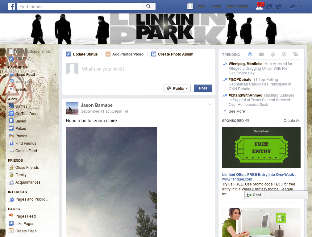 Facebook - Linkin Park ( by Templah.com )