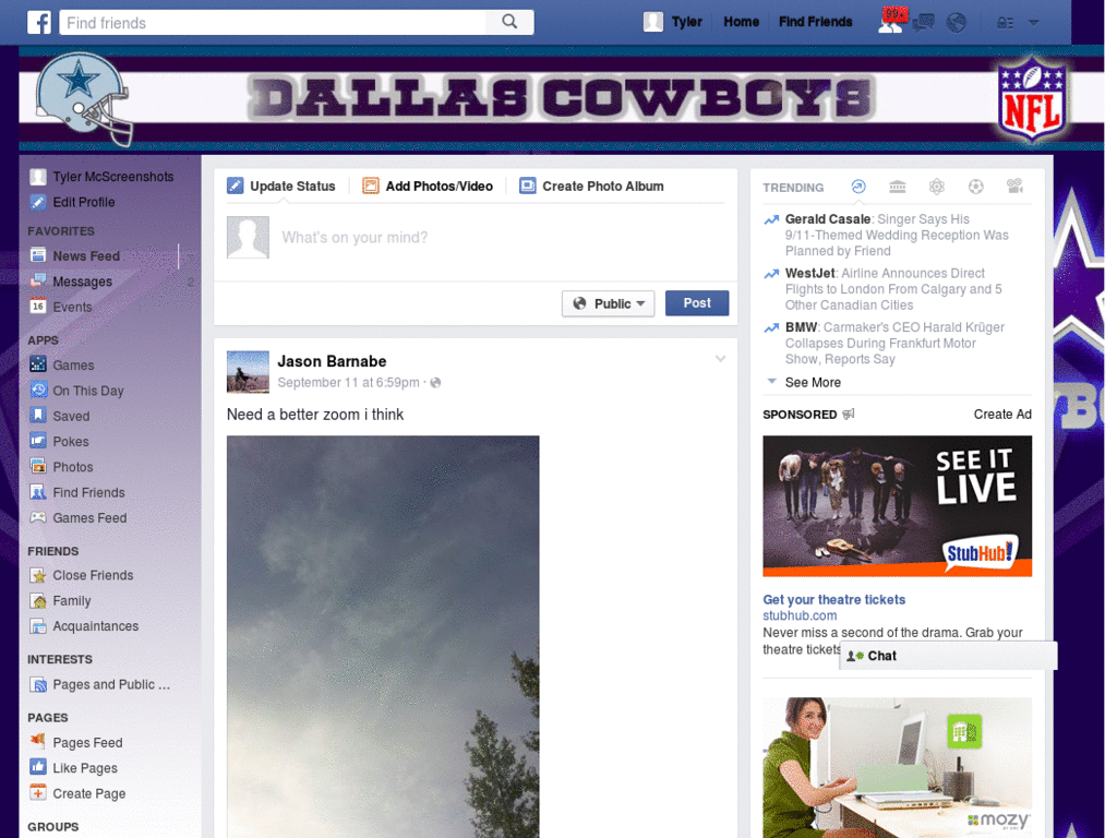 Facebook -NFL- Dallas Cowboys ( by Templah.com )