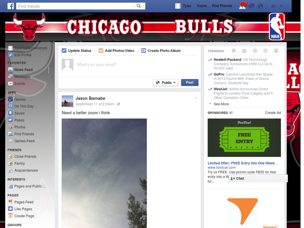 Facebook -NBA- Chicago Bulls ( by Templah.com )