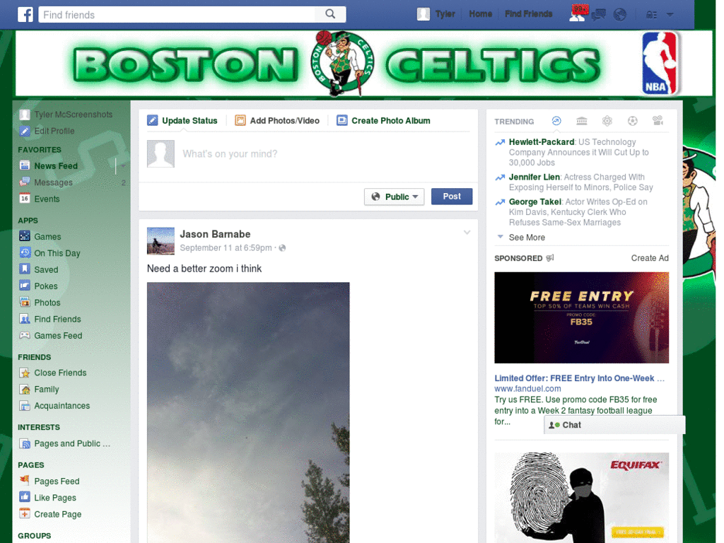 Facebook -NBA- Boston Celtics ( by Templah.com )