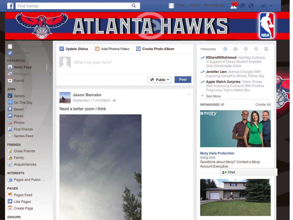 Facebook -NBA- Atlanta Hawks ( by Templah.com )