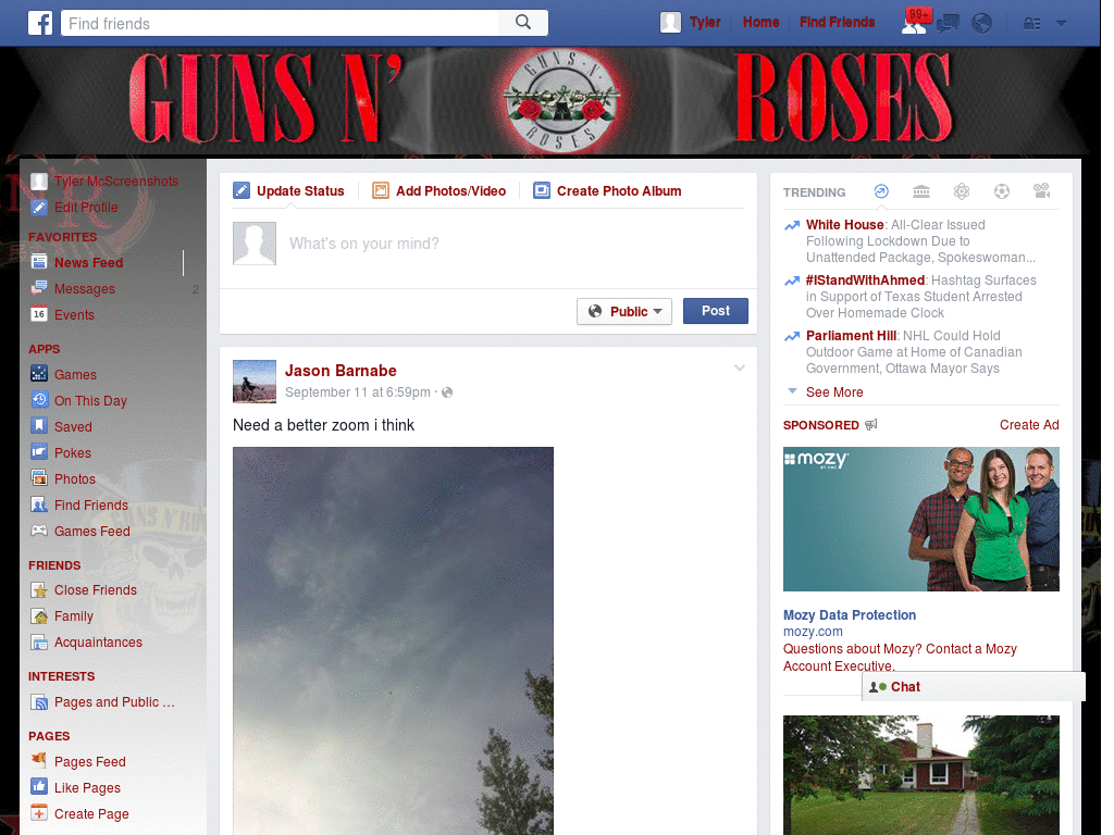 Facebook - Gun's Roses (by Templah.com )
