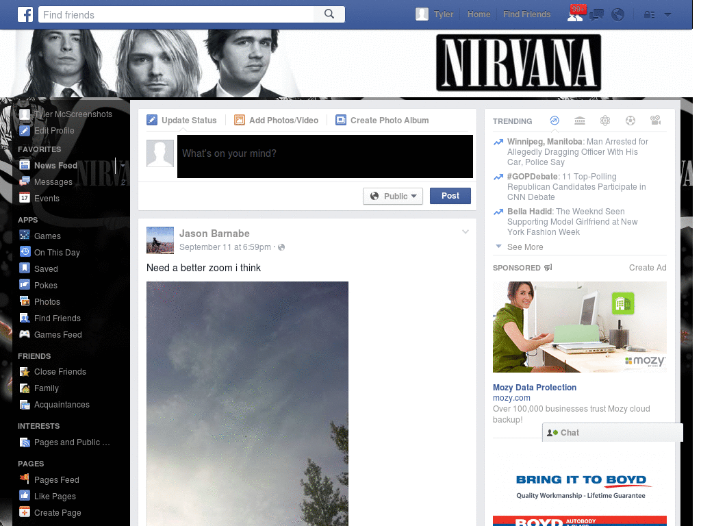 Facebook - Nirvana ( by Templah.com )