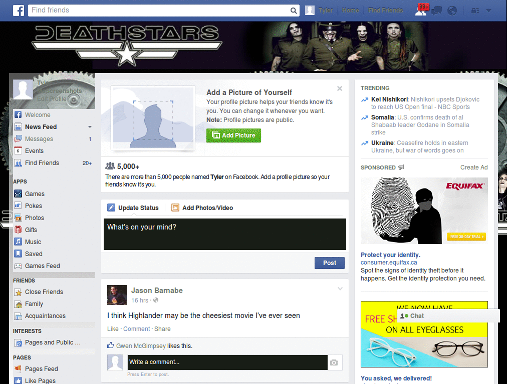 Facebook - Deathstars ( by Templah.com )