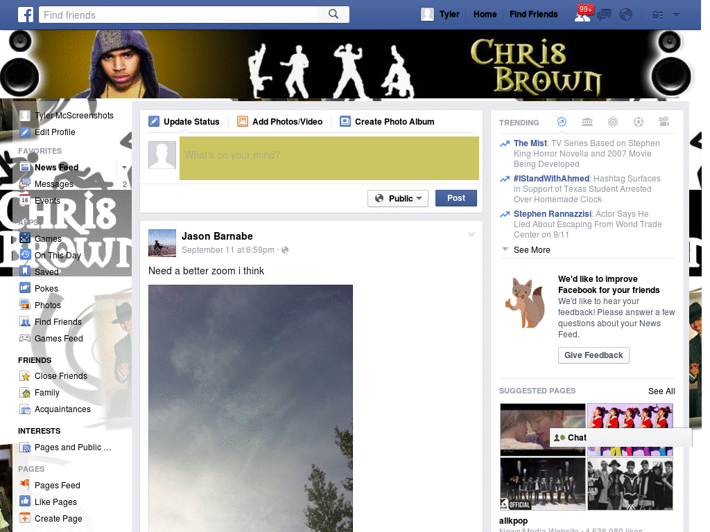 Facebook - Chris Brown ( by Templah.com )