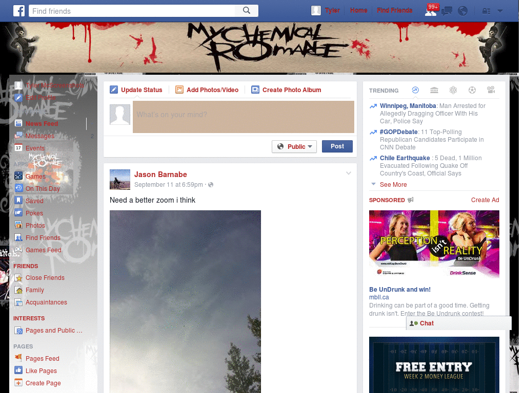 Facebook - My Chemical Romance ( by Templah.com )