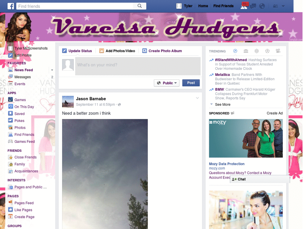 Facebook - Vanessa Hudgens ( by Templah.com )