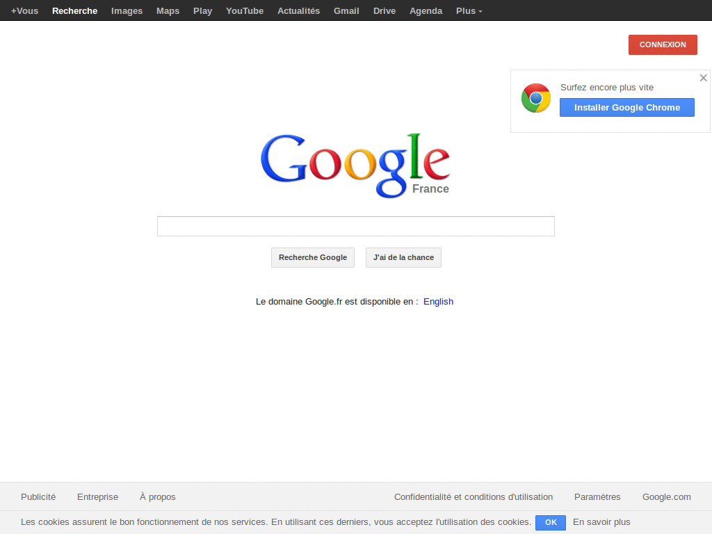 Google.fr en noir