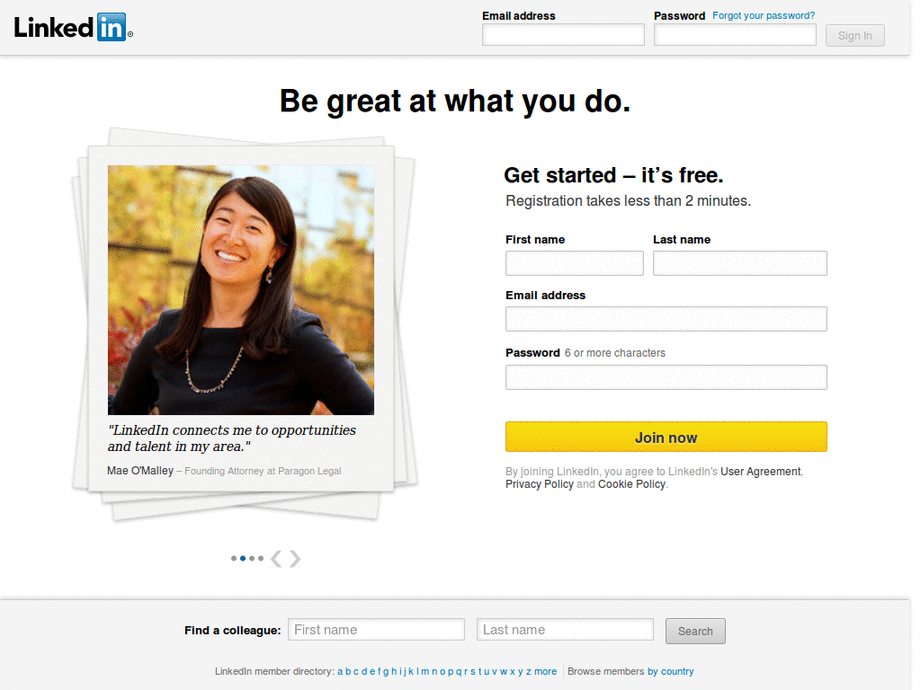 LinkedIn - Visited Links