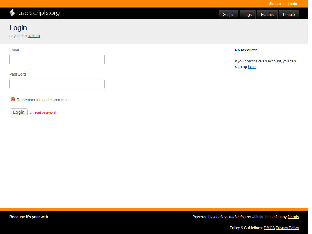 Userscripts.org PM Page Myriad Pro