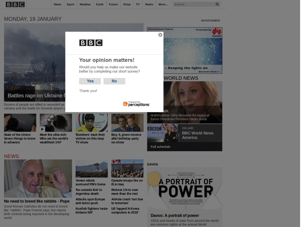 BBC.co.uk - Remove ads + cleanup
