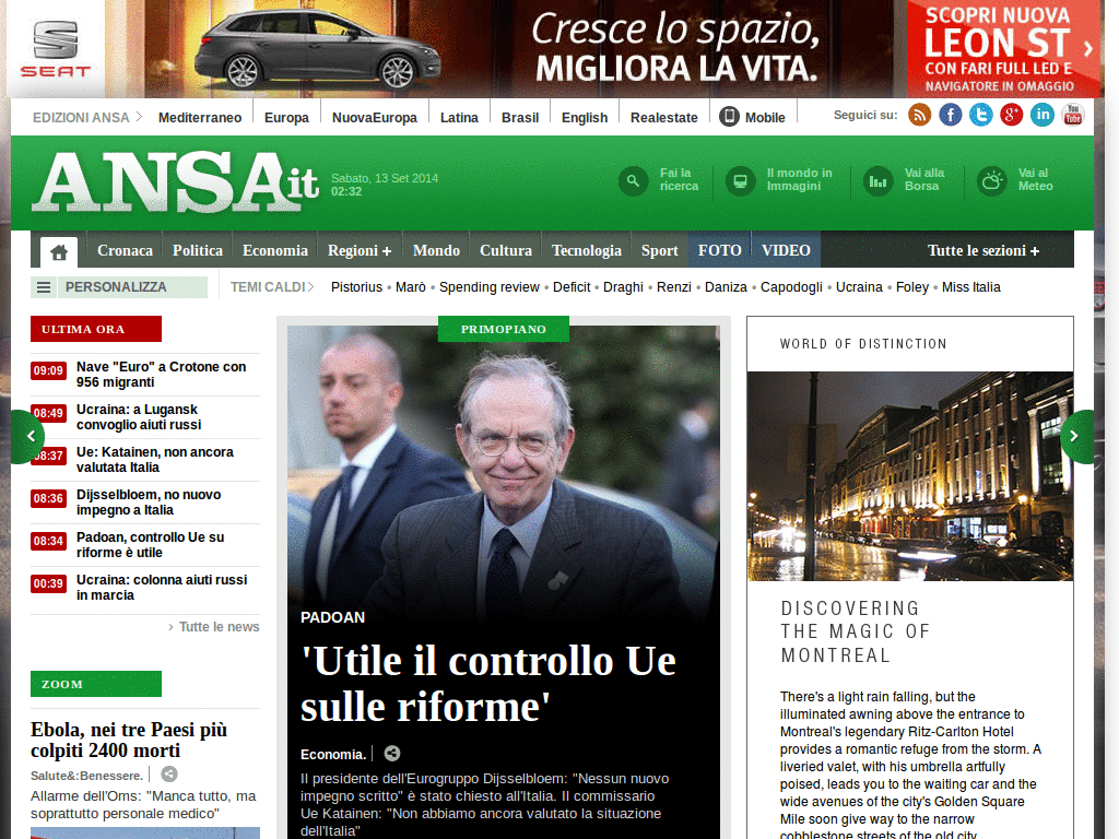 Website: cleaner - Ansa.it