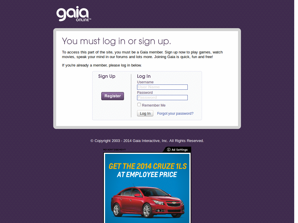 Make the Gaia profile theme box BIG!