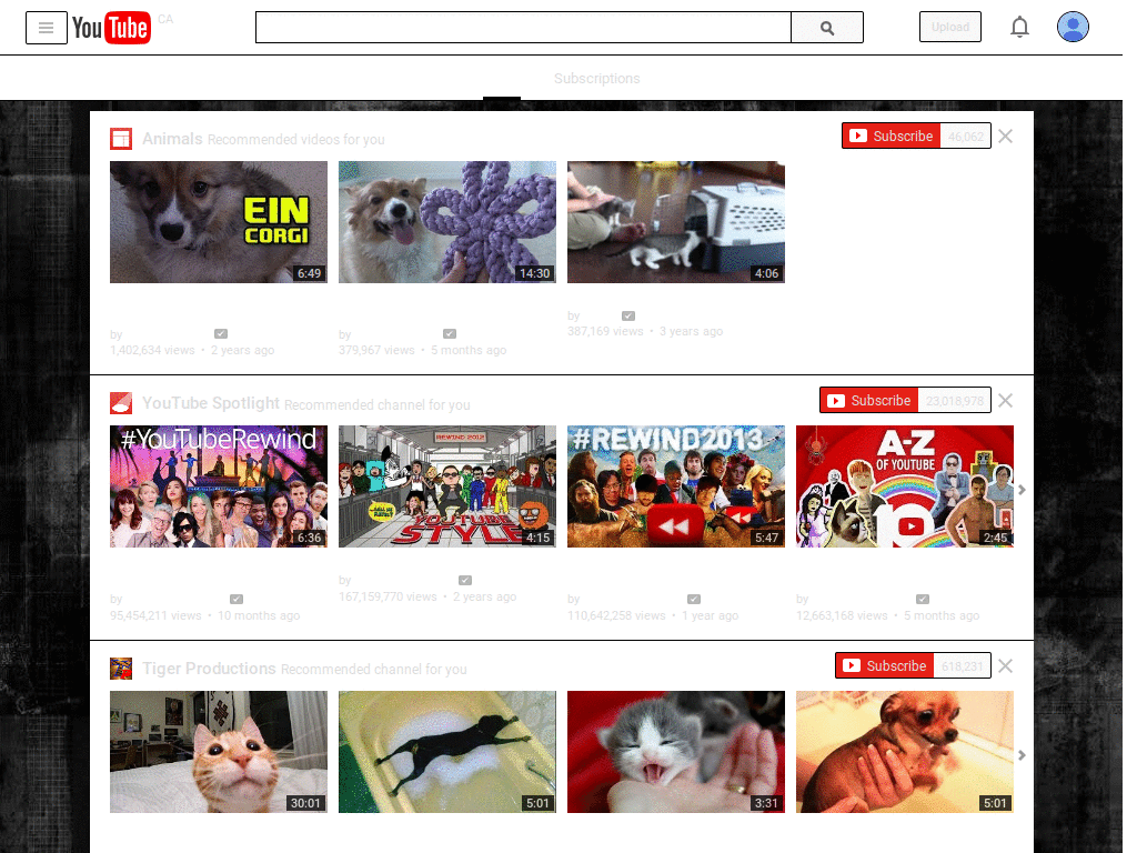 Pure Black Youtube