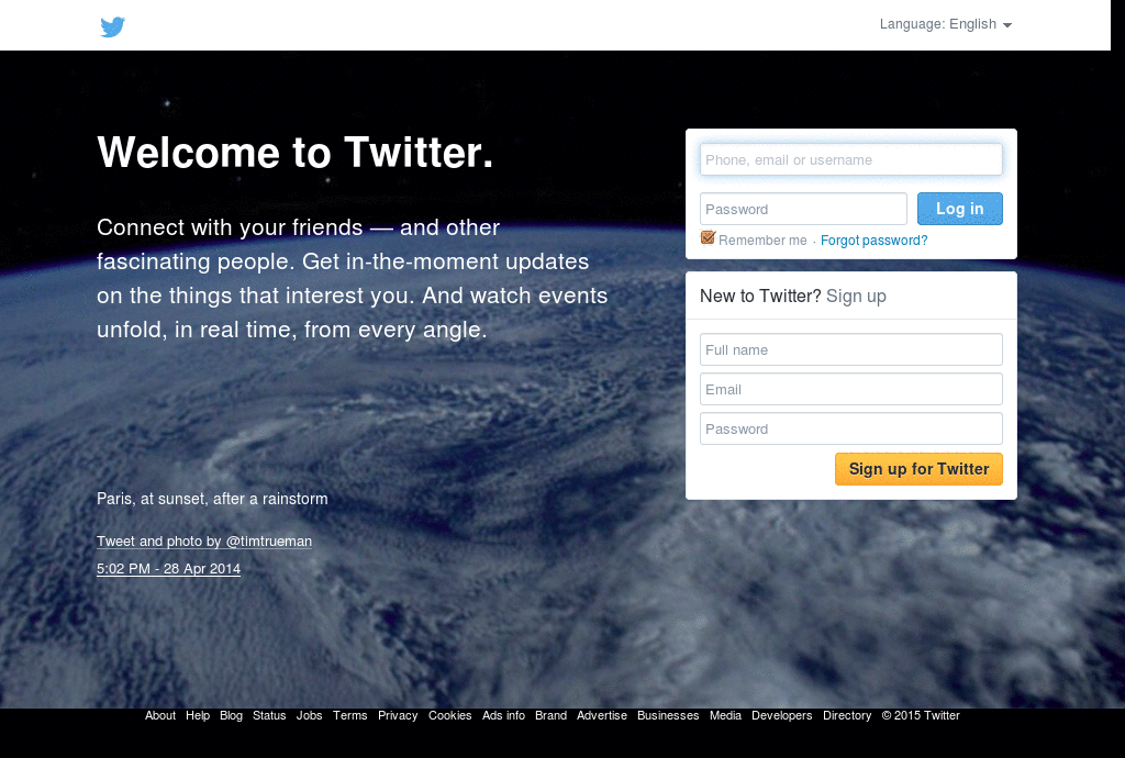 Twitter without trending topics