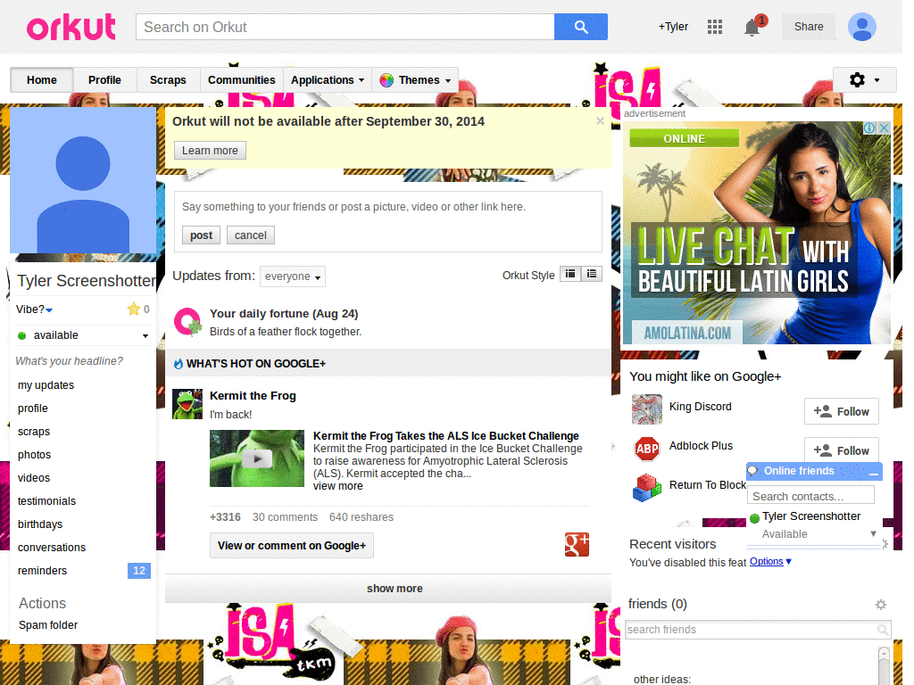 Orkut - Isa TKM 2  ( by Templah.com )
