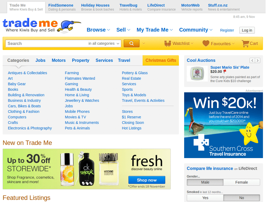 Trade Me - Widescreen