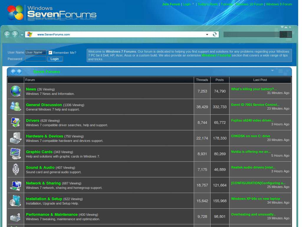 SevenForums Black RC