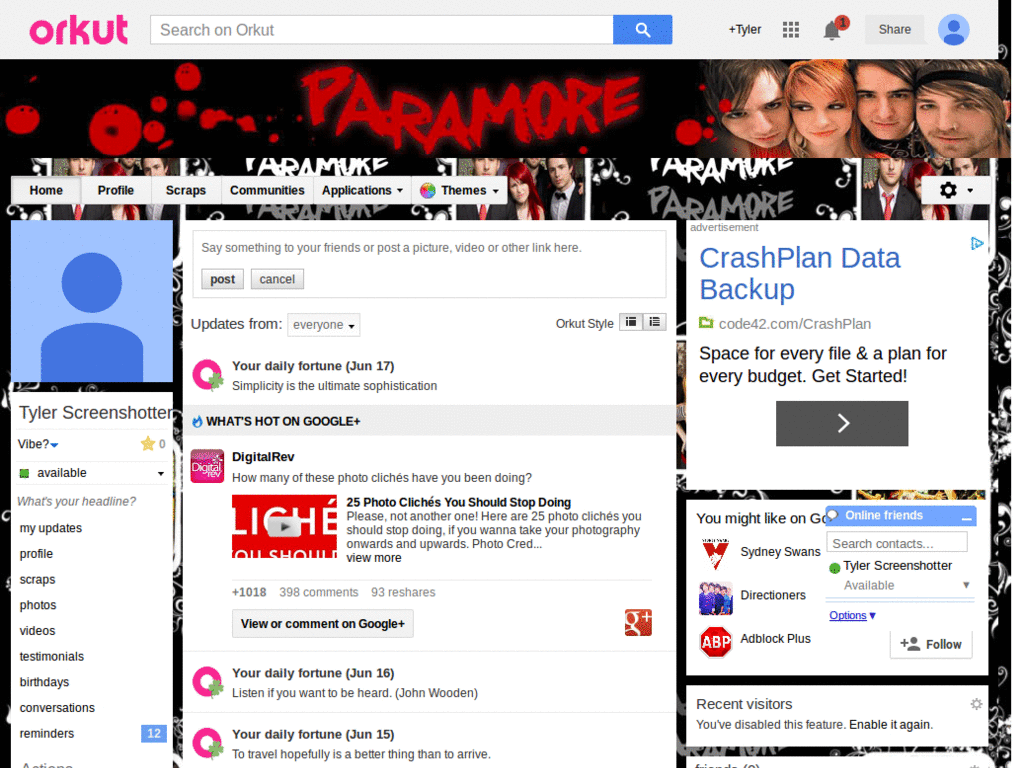 Orkut - Paramore ( by Templah.com )