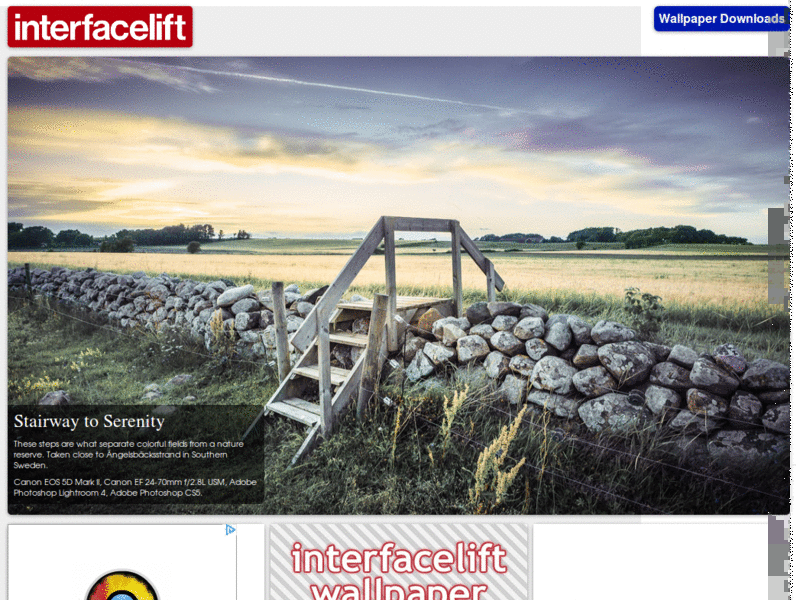 InterfaceLIFT without ads