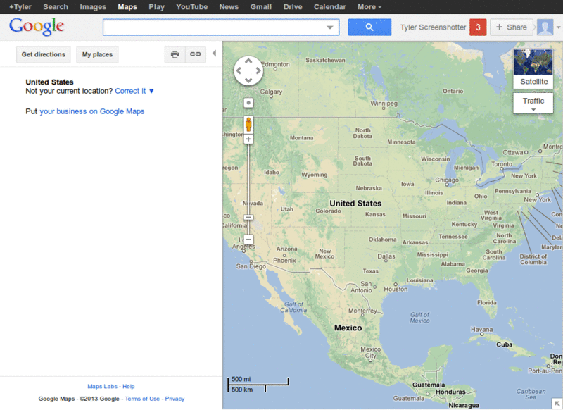 Google maps - remove copyright and terms of use