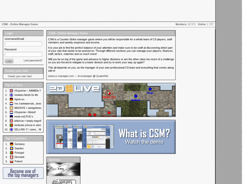 CS-manager.com - light grey theme (HDS edit)