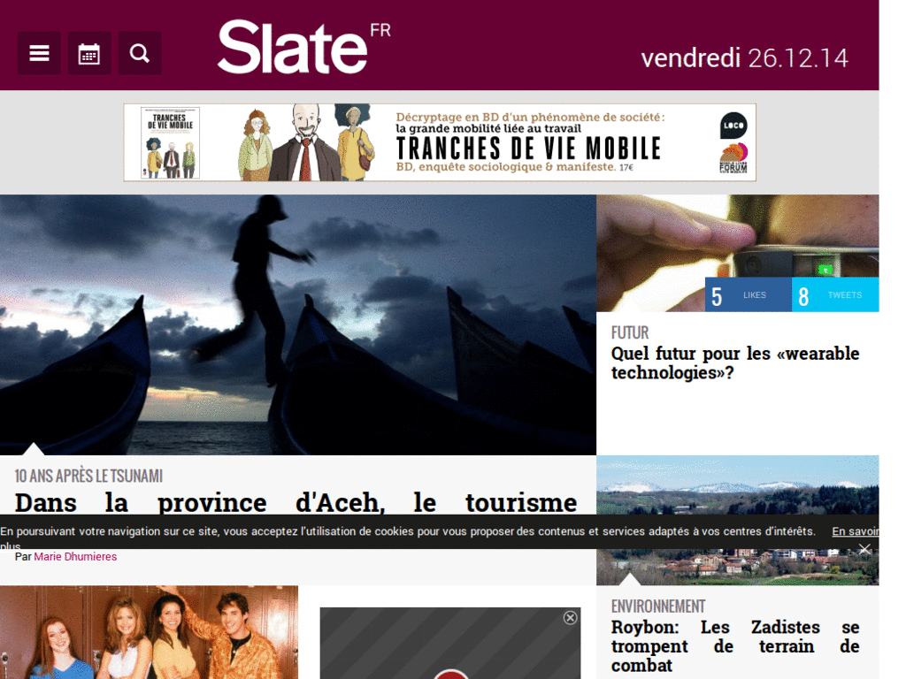 slate justify