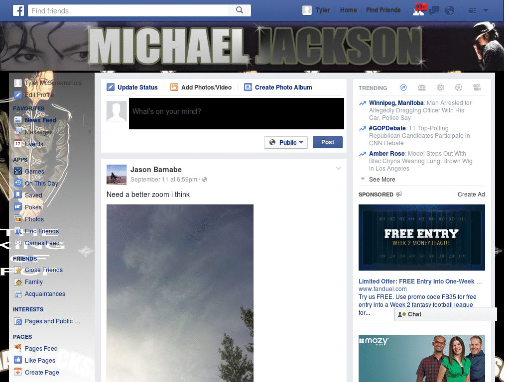 Facebook - Michael Jackson 1 ( by Templah.com )