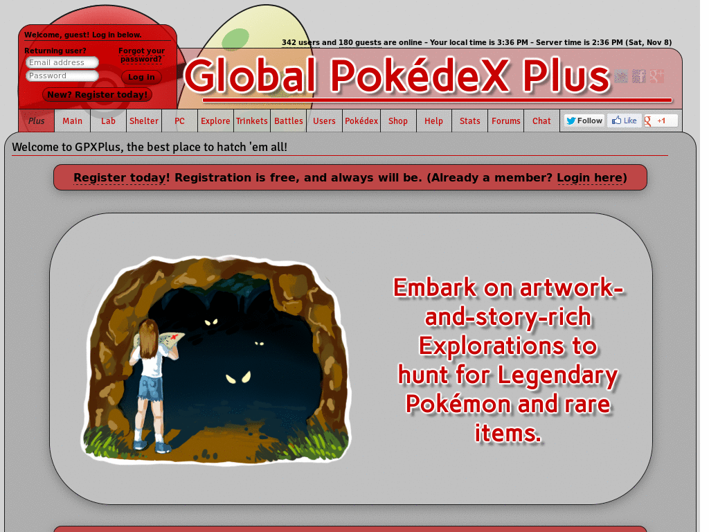 global pokedex: no pretentious ad