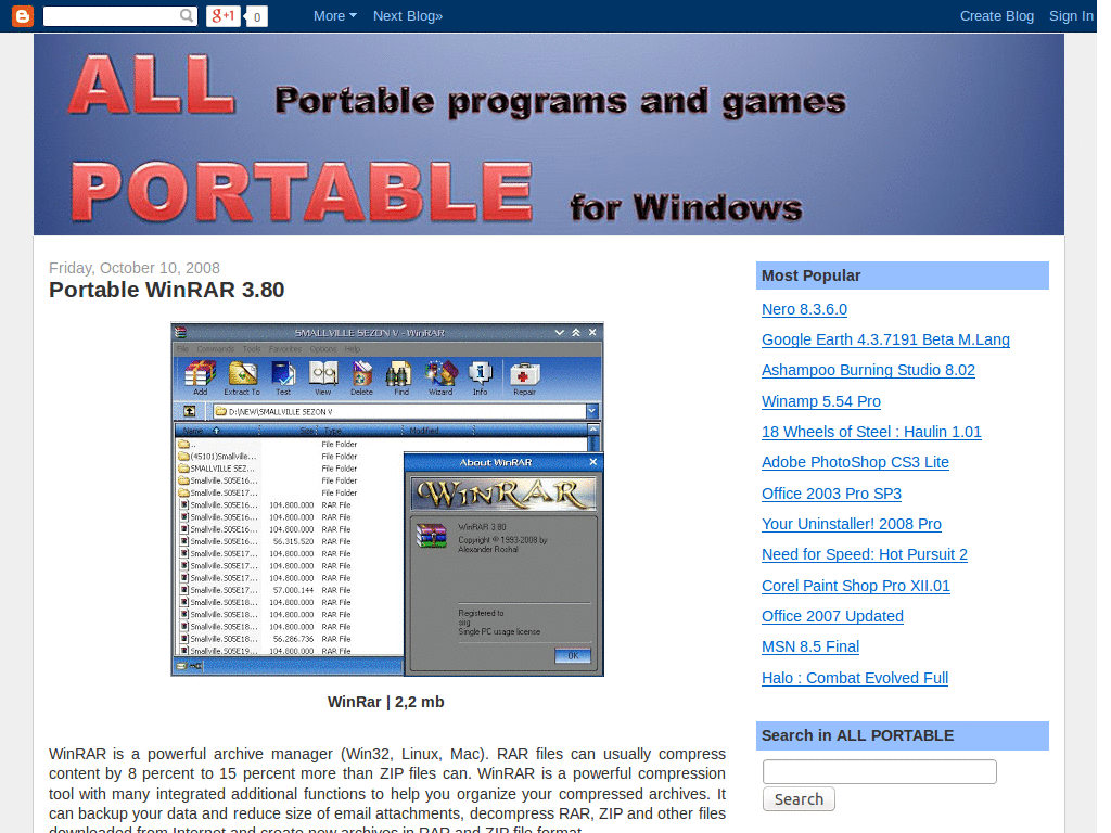 ALL Portable - Narrow content (600px)
