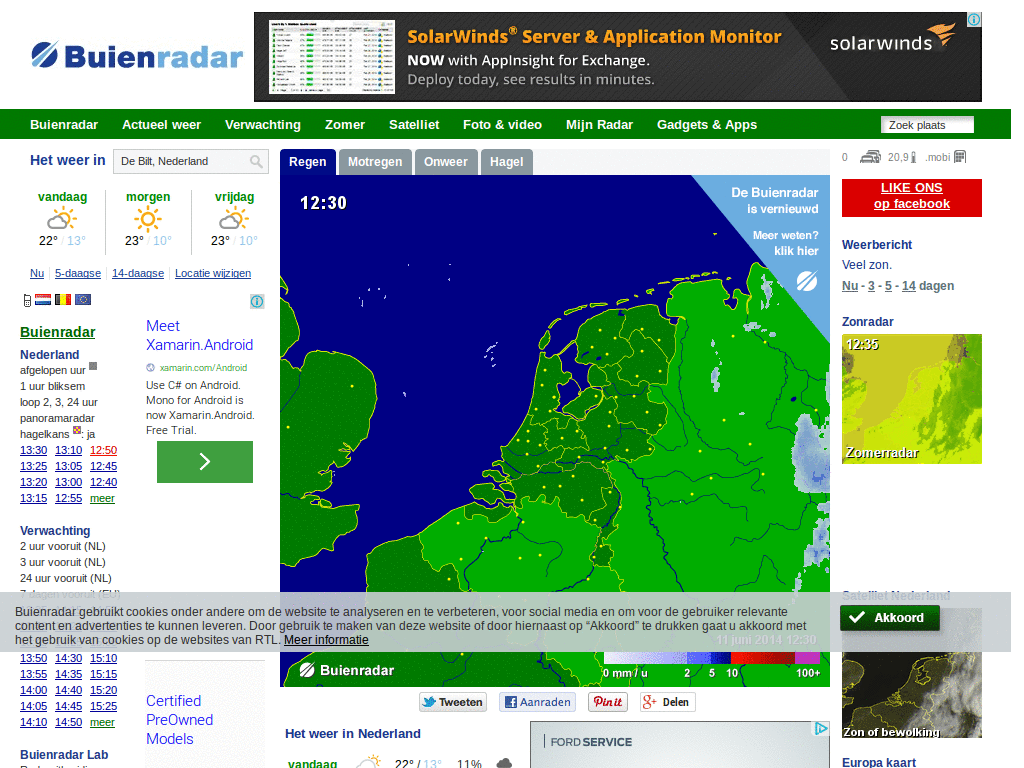 buienradar.nl - just weather radar
